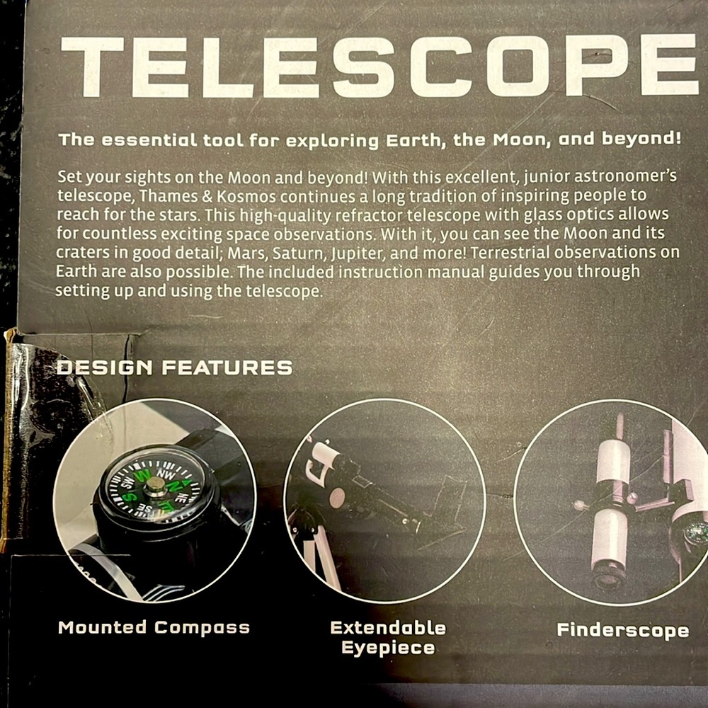 NEW THAMES & KOSMOS TELESCOPE - Picture 4 of 4